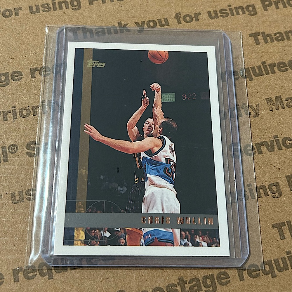 Chris Mullin β97 Topps Card No. 132